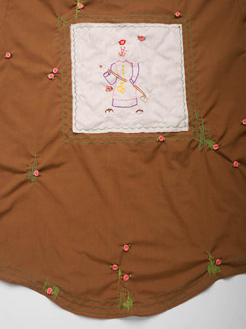 Cute Tender Memory Enrobed in the Rabbit's Garden Button Up