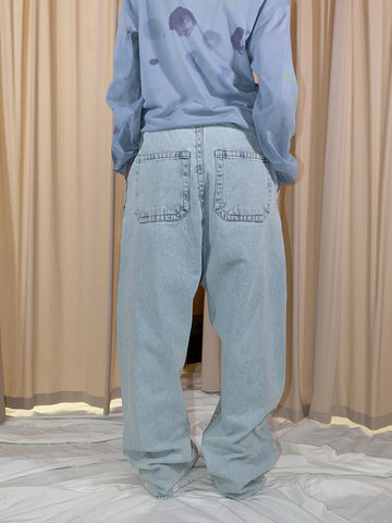 Y/Project Pinched Logo Souffle Jeans