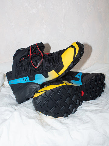 Salomon x Y/Project Speedcross 3, Black/Lemon/Transcend Blue