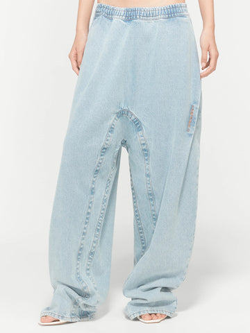 Y/Project Pinched Logo Souffle Jeans