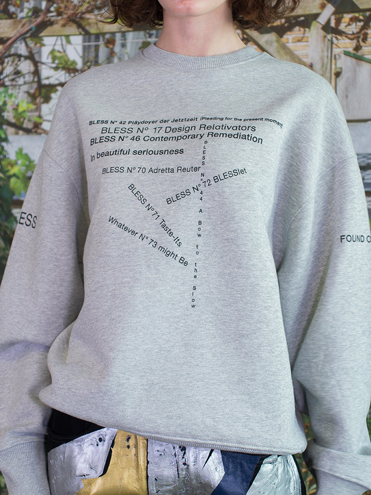 Bless Multicollection III Sweater, Heather Grey | Stand Up Comedy
